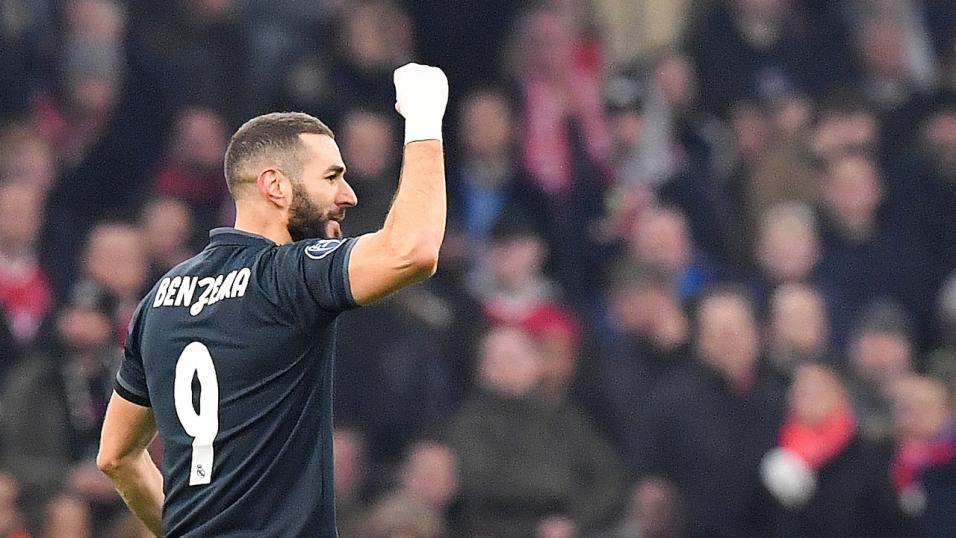 Real Madrid striker Karim Benzema.
